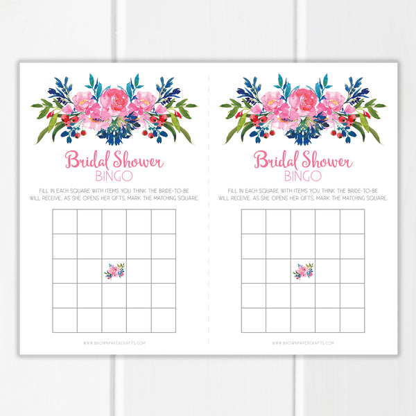 Bridal Shower Bingo