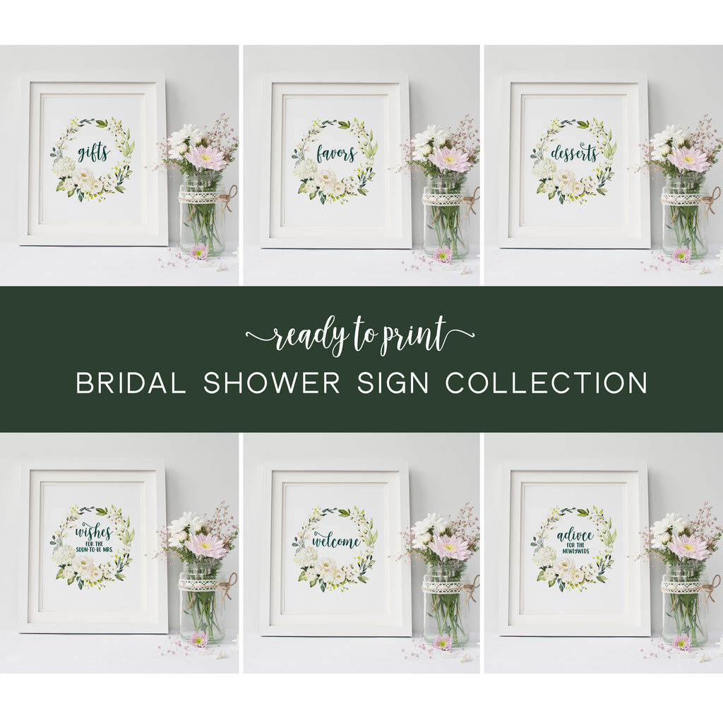 Bridal Shower Sign Bundle