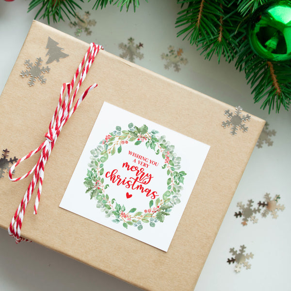 Very Merry Christmas Stickers
