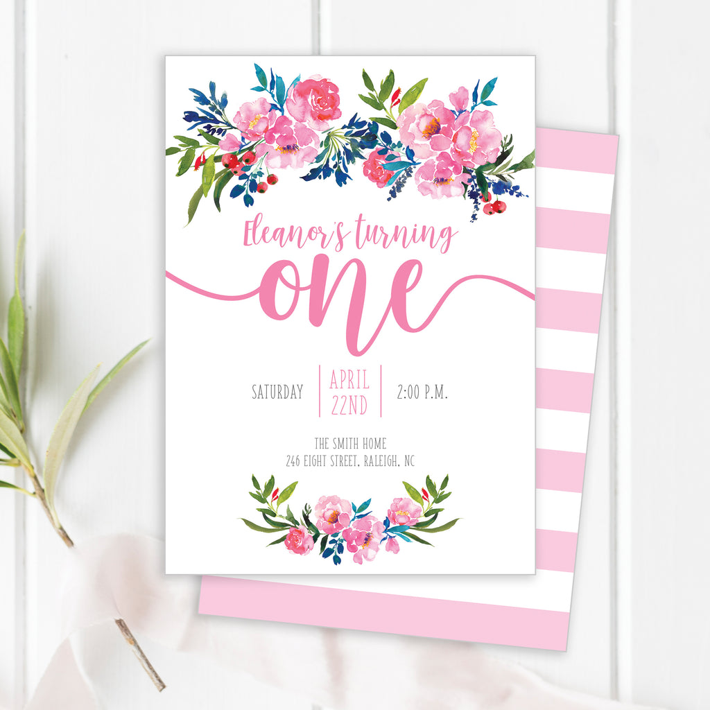 Floral First Birthday