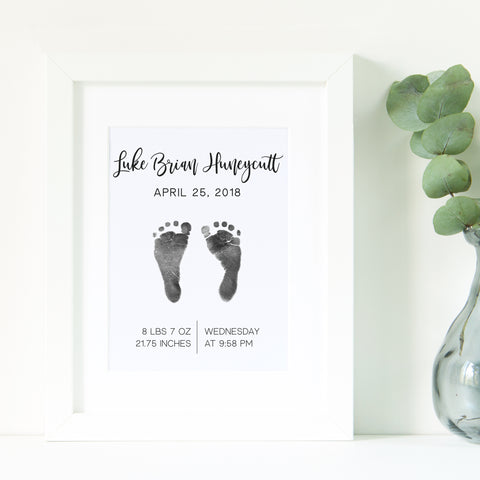 Newborn Footprints