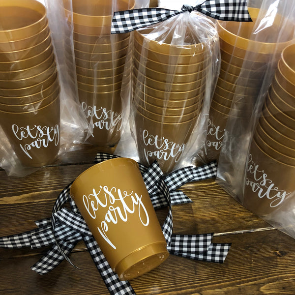 "Let's Party" Cups