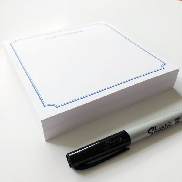 Double Border Notepad