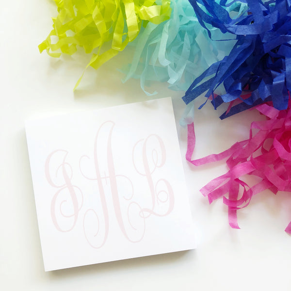 Oversized Monogram Notepad