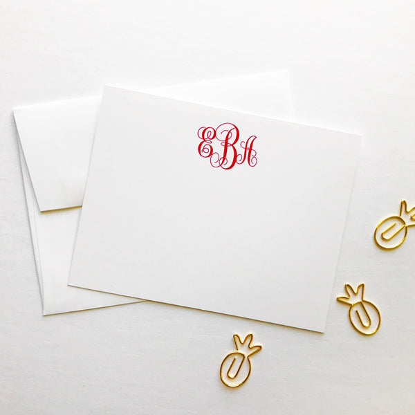 Monogrammed Notecards