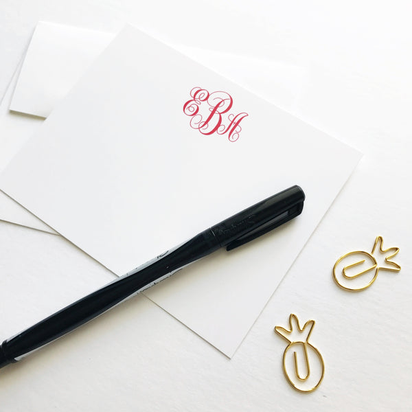 Monogrammed Notecards