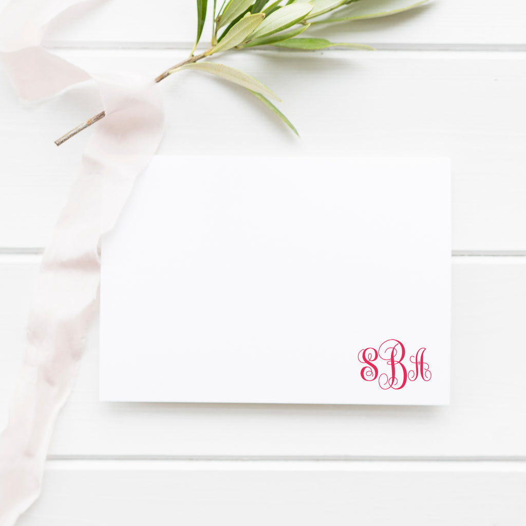 Monogram Enclosure Card