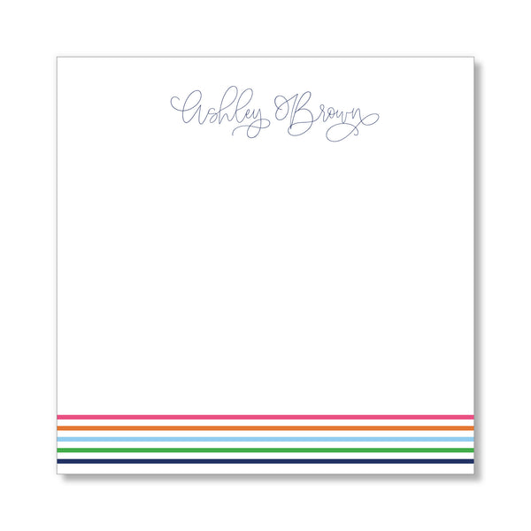 Striped Notepad