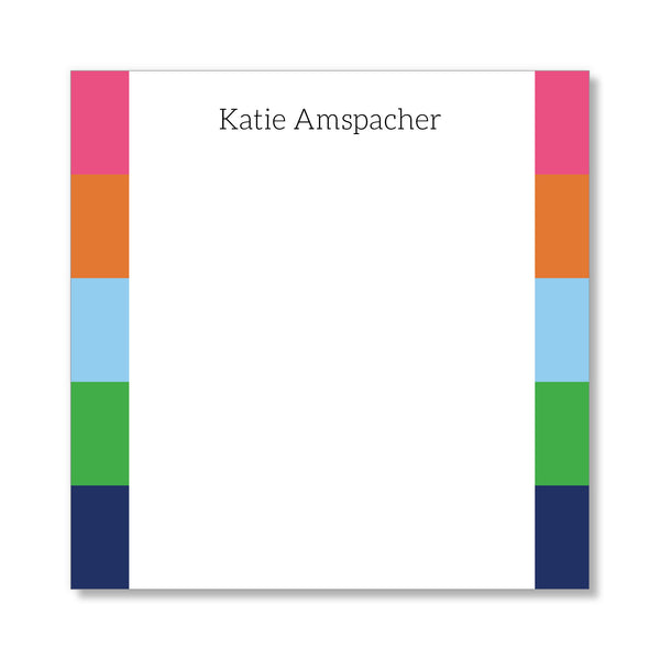 Preppy Stripe Notepad