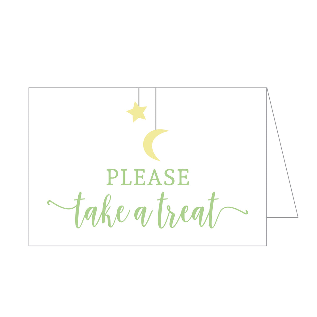Stars & Moon Favor Sign