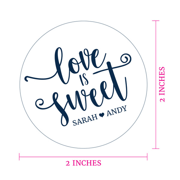 Love Is Sweet Stickers