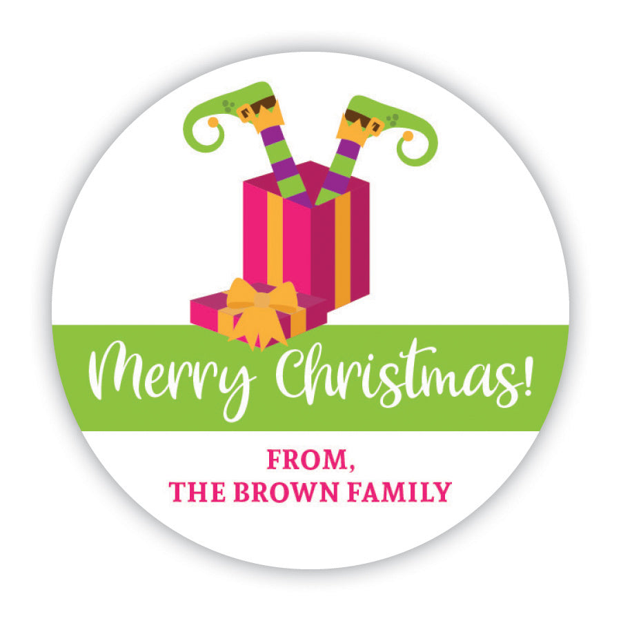 Elf Gift Stickers