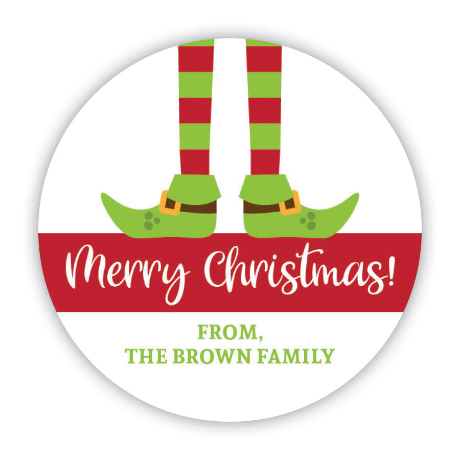 Santa's Helper Gift Stickers