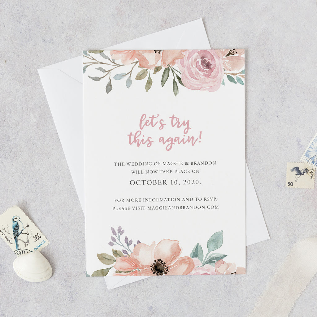 Wedding Date Change
