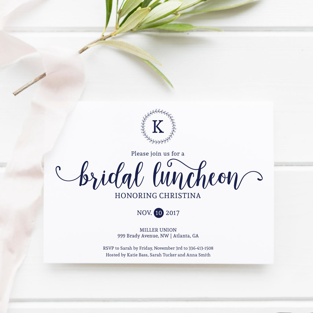 Bridal Luncheon Invitation