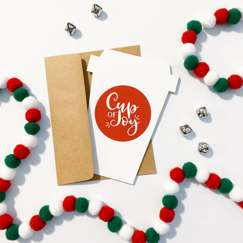 Cup of Joy Gift Card Holder