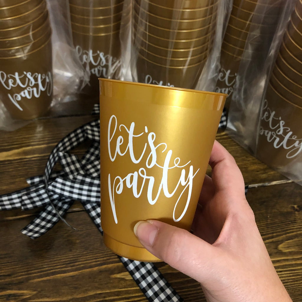"Let's Party" Cups