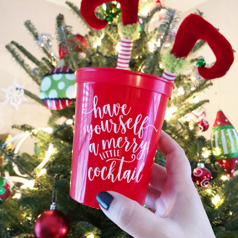 Merry Little Cocktail Party Cups