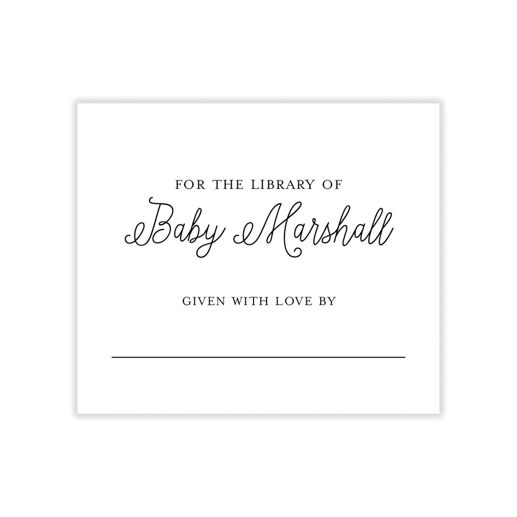 Baby Bookplate Stickers