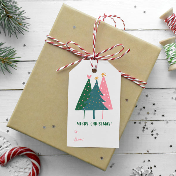 Modern Trees Gift Tags