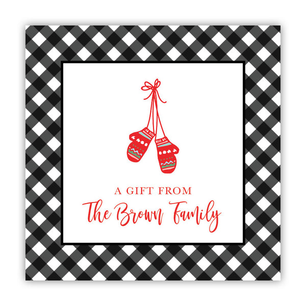 Mittens & Gingham Stickers